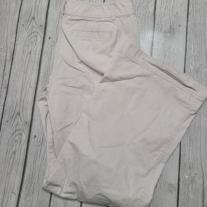 Loft wide leg chinos